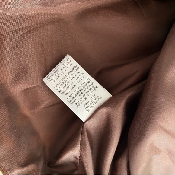 NWOT Autumn Adeigbo Bridgette Puff Sleeve Cut-Out Top Brown Yellow Floral - Picture 12 of 16